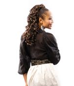 Modu Synthetic Hair Drawstring Ponytail Frost Modu Synthetic Hair Drawstring Ponytail Frost