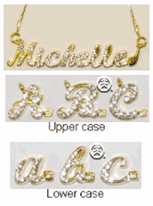 NAME Personalized Necklace 2 Letter
