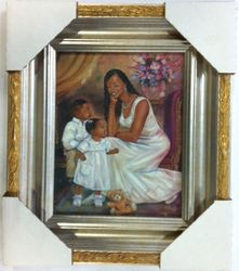 Picture Frame Mother & Son & Daughter