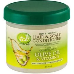 TCB Naturals Hair & Scalp Conditioner With Olive Oil & Vitamin E 10oz