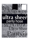 Ultra Sheer Pantyhose ONE SIZE