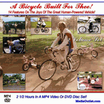 A Bicycle Built For Thee: Bicycling Films DVD, MP4 Download, USB Drive