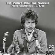 Bob Dylan's KQED-TV Francisco Press Conference 12/3/65 MP4 Or DVD