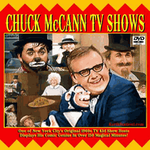 Chuck McCann 1960s New York City Kids TV Shows DVD, Download, USB