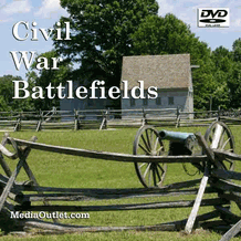 Civil War Battlefields Documentaries Collection DVD, MP4, USB Stick