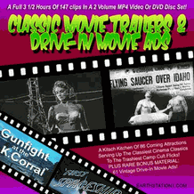 Classic Movie Trailers & Drive-In Movie Ads DVD, Download, USB Drive Classic Movie Trailers & Drive-In Movie Ads DVD, Download, USB Drive