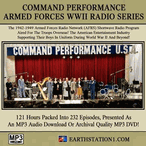 Command Performance WWII Old Time Radio Series MP3 DVD, Download, USB