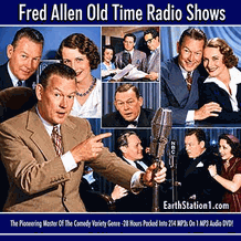 Complete Fred Allen Radio Shows MP3 Set DVD, Audio Download, USB Drive