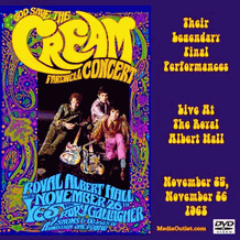 Cream: Farewell Concerts At Royal Albert Hall 1968 Plus Bonus MP4 DVD