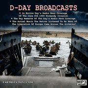 D-Day Radio Broadcasts 24 Hrs Of News + Songs & More DVD MP3 USB Drive