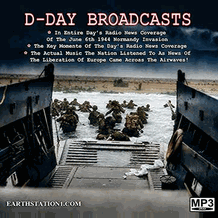 D-Day Radio Broadcasts 24 Hrs Of News + Songs & More DVD MP3 USB Drive