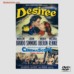 Desiree (1954) Marlon Brandon As Napoleon DVD, Download, USB Drive