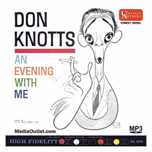 Don Knotts: An Evening With Me LP Comedy Album MP3 CD, Download, USB