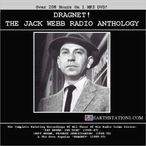 Dragnet! Jack Webb Old Time Radio Series MP3 Set DVD, Download, USB
