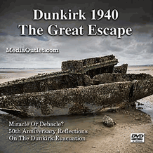 Dunkirk 1940 The Great Escape Documentary DVD, MP4 Download, USB Drive