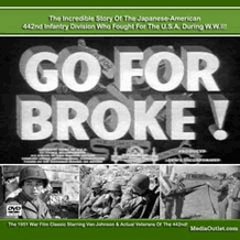 Go For Broke WWII Japanese-American 442nd Infantry DVD, MP4, USB Drive