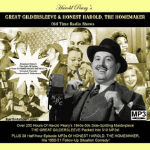 Great Gildersleeve, Honest Harold The Homemaker MP3 DVD, Download, USB