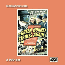 Green Hornet Strikes Again! 1940 13 Part Movie Serial DVD, MP4, USB