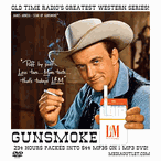 Gunsmoke Old Time Radio Series MP3 Set DVD, Audio Download, USB Stick Gunsmoke Old Time Radio Series MP3 Set DVD, Audio Download, USB Stick