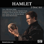 Hamlet (1990) Kevin Kline Diane Venora DVD, Download, USB Flash Drive