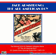 Jack Armstrong The All American Boy Radio MP3 Set DVD, Download, USB