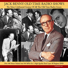 Jack Benny Complete Radio Broadcasts Set MP3 DVD, Audio Download, USB