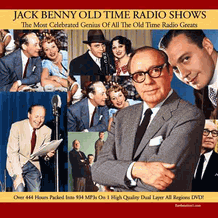 Jack Benny Complete Radio Broadcasts Set MP3 DVD, Audio Download, USB
