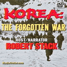 Korea: The Forgotten War Hosted By Robert Stack DVD, Download, USB