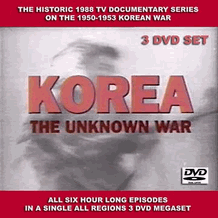 Korean War DVDs, MP4 Video Downloads, MPG Videos On USB Flash Drives