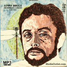 Lenny Bruce Comedy Album MP3 MegaSet CD, MP3 Download, USB Flash Drive
