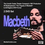 Macbeth (1981) Lincoln Center Theater Company DVD, Download, USB Drive