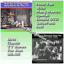 Mary Martin As Peter Pan 1955 & 1960 DVD, MP4 Download, USB Drive Mary Martin As Peter Pan 1955 & 1960 DVD, MP4 Download, USB Drive