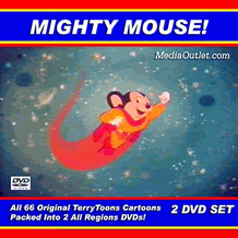 Mighty Mouse TV Cartoon Series DVD, Video Download, USB Flash Drive Mighty Mouse TV Cartoon Series DVD, Video Download, USB Flash Drive