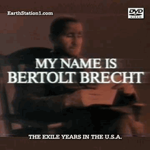 My Name Is Bertolt Brecht: Exile Years In The USA DVD, Download, USB
