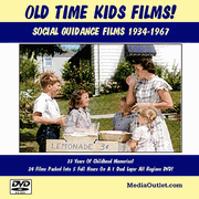 Old Time Kids Films Youth Social Guidance Films Set DVD, MP4, USB