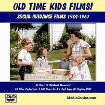 Old Time Kids Films Youth Social Guidance Films Set DVD, MP4, USB