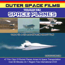 Outer Space Films 10 Space Planes: Shuttle & X-Planes DVD Download USB
