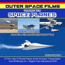 Outer Space Films 10 Space Planes: Shuttle & X-Planes DVD Download USB