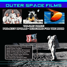 Outer Space Films 3 Project Apollo Reaching For The Moon DVD, MP4, USB