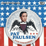 Pat Paulsen For President 1968 Comedy Album MP3 Set CD, Download, USB