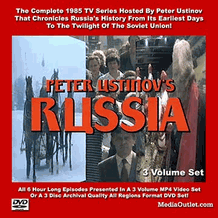 Peter Ustinov's Russia TV Documentary Series DVD, Video Download, USB