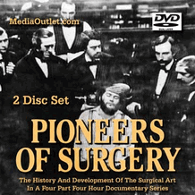 Pioneers Of Surgery Documentary TV Series DVD, MP4 Download, USB Drive