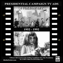 Presidential Campaign TV Ads 1952-1992 MP4 Video Download 4 DVD Set