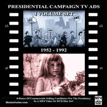 Presidential Campaign TV Ads 1952-1992 MP4 Video Download 4 DVD Set