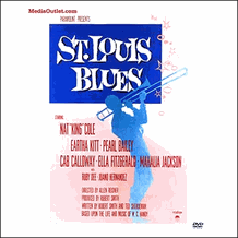 St. Louis Blues 1958 Nat King Cole + Bonus W. C. Handy Tribute DVD MP4