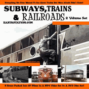 Subways Trains & Railroads! Rail Transport History DVD, Download, USB