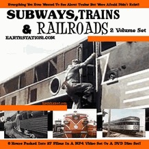 Subways Trains & Railroads! Rail Transport History DVD, Download, USB