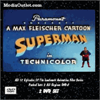 Superman Cartoons All 17 Max Fleischer Films DVD, Download, USB Drive Superman Cartoons All 17 Max Fleischer Films DVD, Download, USB Drive