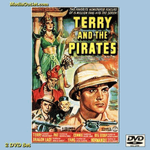 Terry And The Pirates 1940 15 Part Movie Serial DVD, MP4, USB Drive