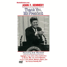 Thank You, Mr. President John F. Kennedy Press Conferences DVD MP4 USB Thank You, Mr. President John F. Kennedy Press Conferences DVD MP4 USB